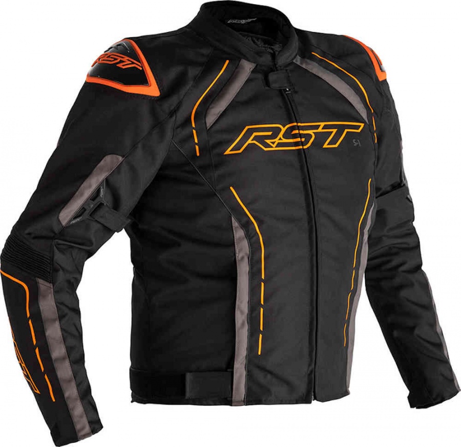 RST S1 CE MENS TEXTILE JACKET ORANGE/GREY Module Moto